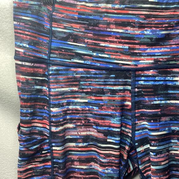 Lululemon Fast & Free 7/8 Tight II *Nulux 25" Hinshu Alpine White Multi Size 8 - Picture 3 of 12